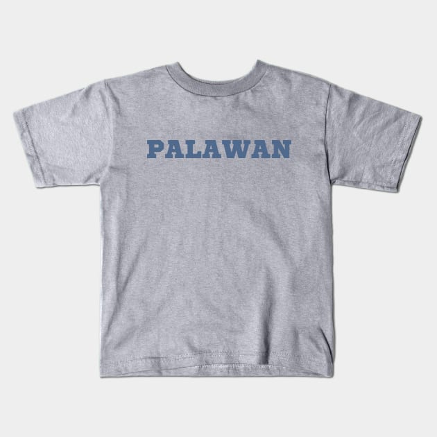 palawan island philippines Kids T-Shirt by CatheBelan